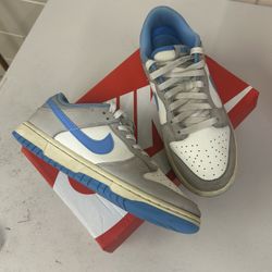 sail university blue nike dunks