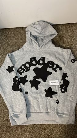 SPDER BLACK AND GREY BELUGA HOODIE