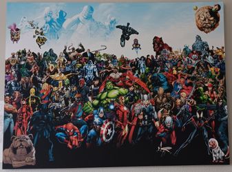 marvel canvas wall art