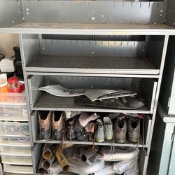 Large metal cabinets