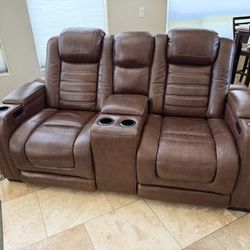 Leather Sofa And Loveseat 