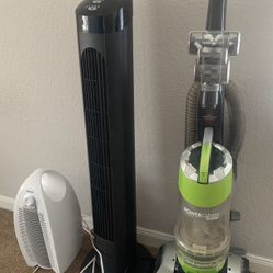 Fan, Air Purifier, Vacuum Cleaner 