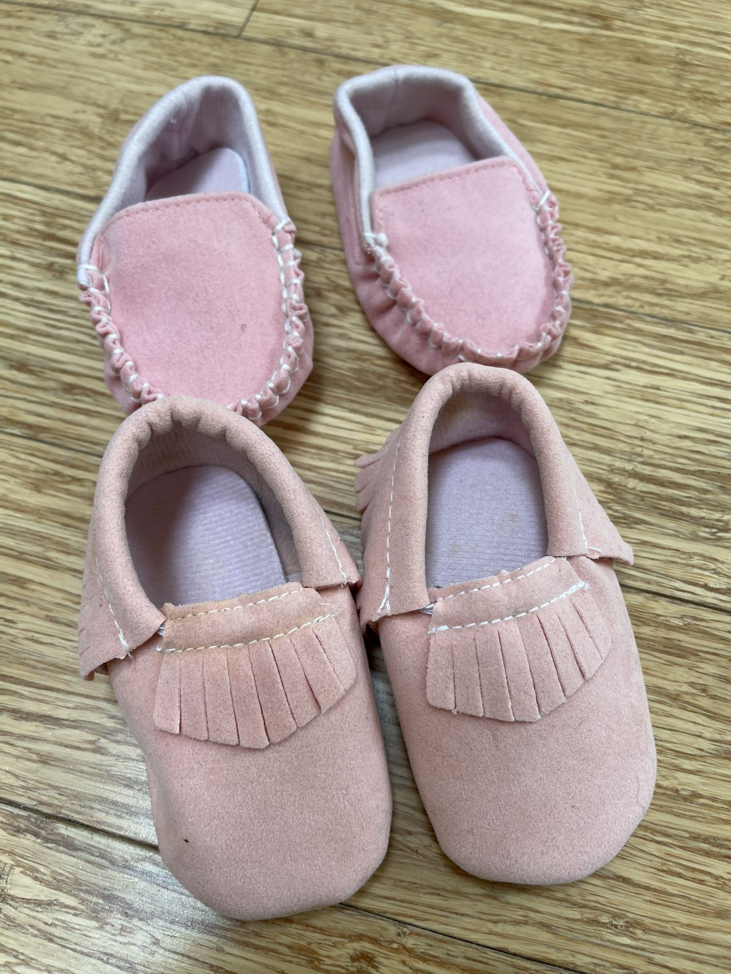 15 Pieces Of Boutique Baby Clothes 2 Pairs Of Designer Moccasins