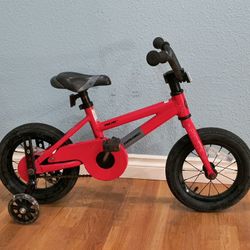 12" Novaro Polpo Kids BMX Bike with aluminum frame and new training wheels