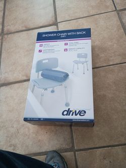 Shower Chair With Back Drave Brand New Factory Box