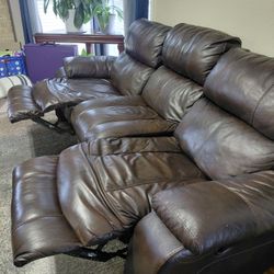 Sofa Recliner Manual And Loveseat Electric 