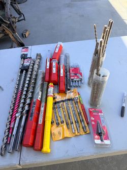 roto concrete bits. spade/auger bits. sawzall blades