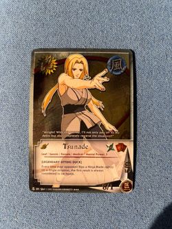 RARE Naruto CCG Tsunade Card #201