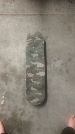 Camo Skateboard Deck