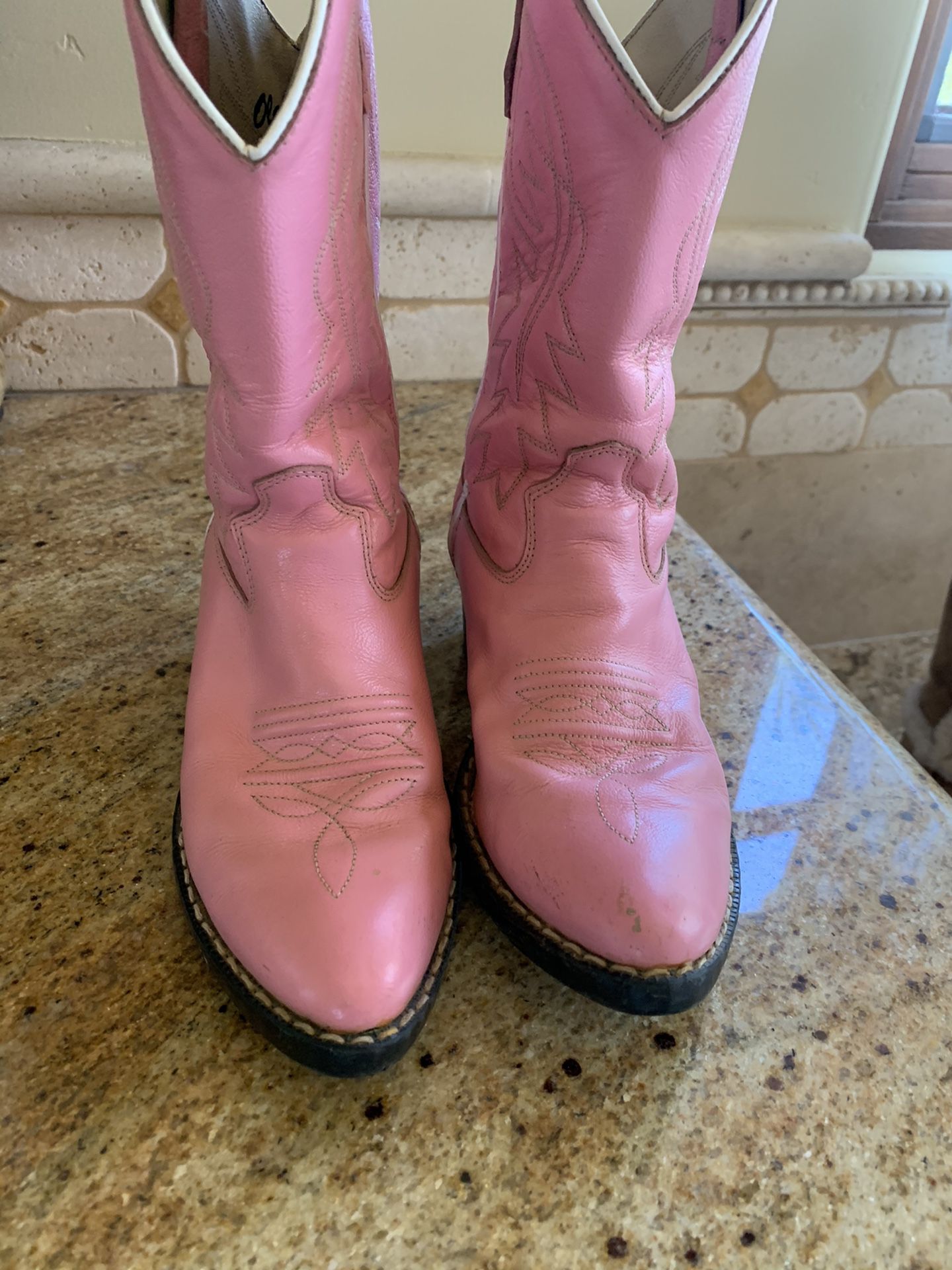 Pink Boots Cowgirl $20