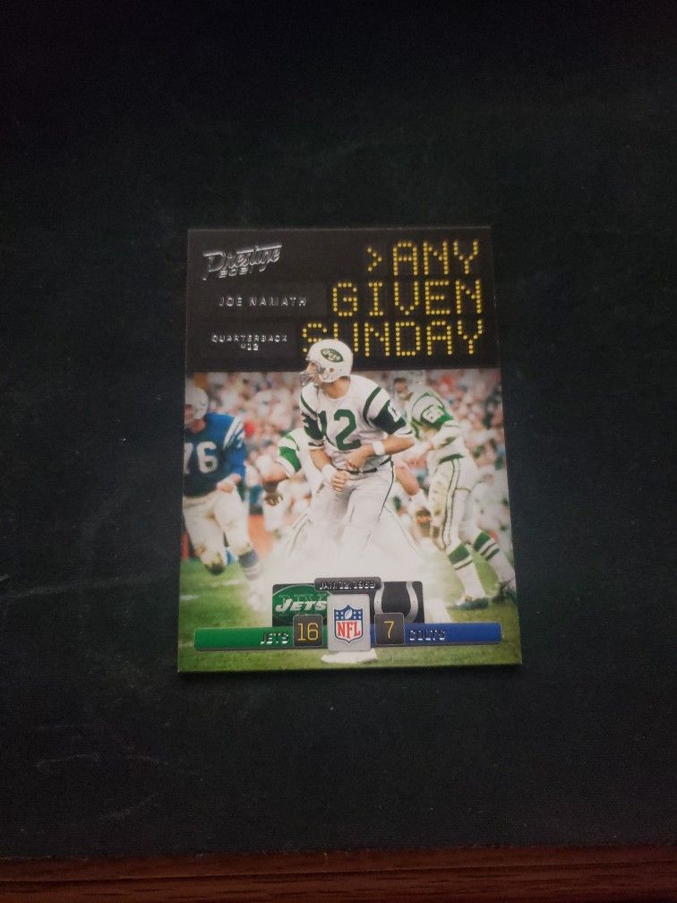 Joe Namath Any Given Sunday Prestige 2021 Ags-jn