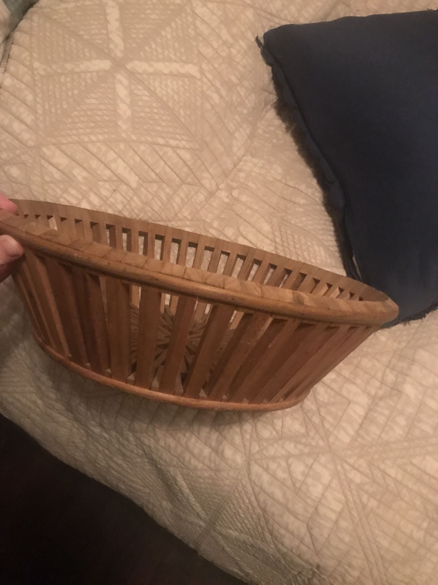 Basket home decor bowl