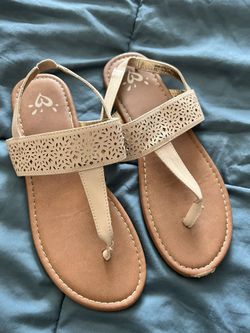 Tan Sandals Size 6