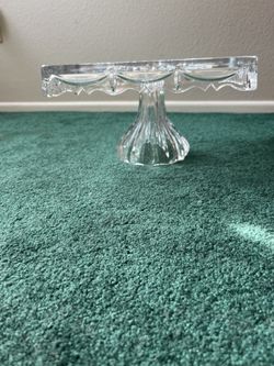 Crystal Cake Plate
