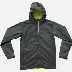 Columbia dark gray windbreaker outdoor rain jacket Size Youth XL