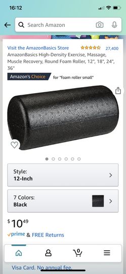 Two 12” Foam Rollers