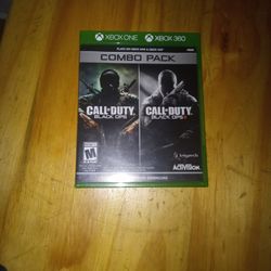 Xbox Game Combo Pack Black Ops And Black Ops 2