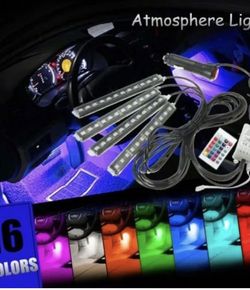 4x 9 LED RGB 16 Color Interior Car Under Dash Foot Floor Seats Accent Lighting ★ MULTI-CHOICE BRIGHTNESS / PATTERN ★ 5050 LED SMD ★