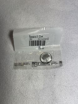 Silver 1964 Roosevelt Dime  MS-60