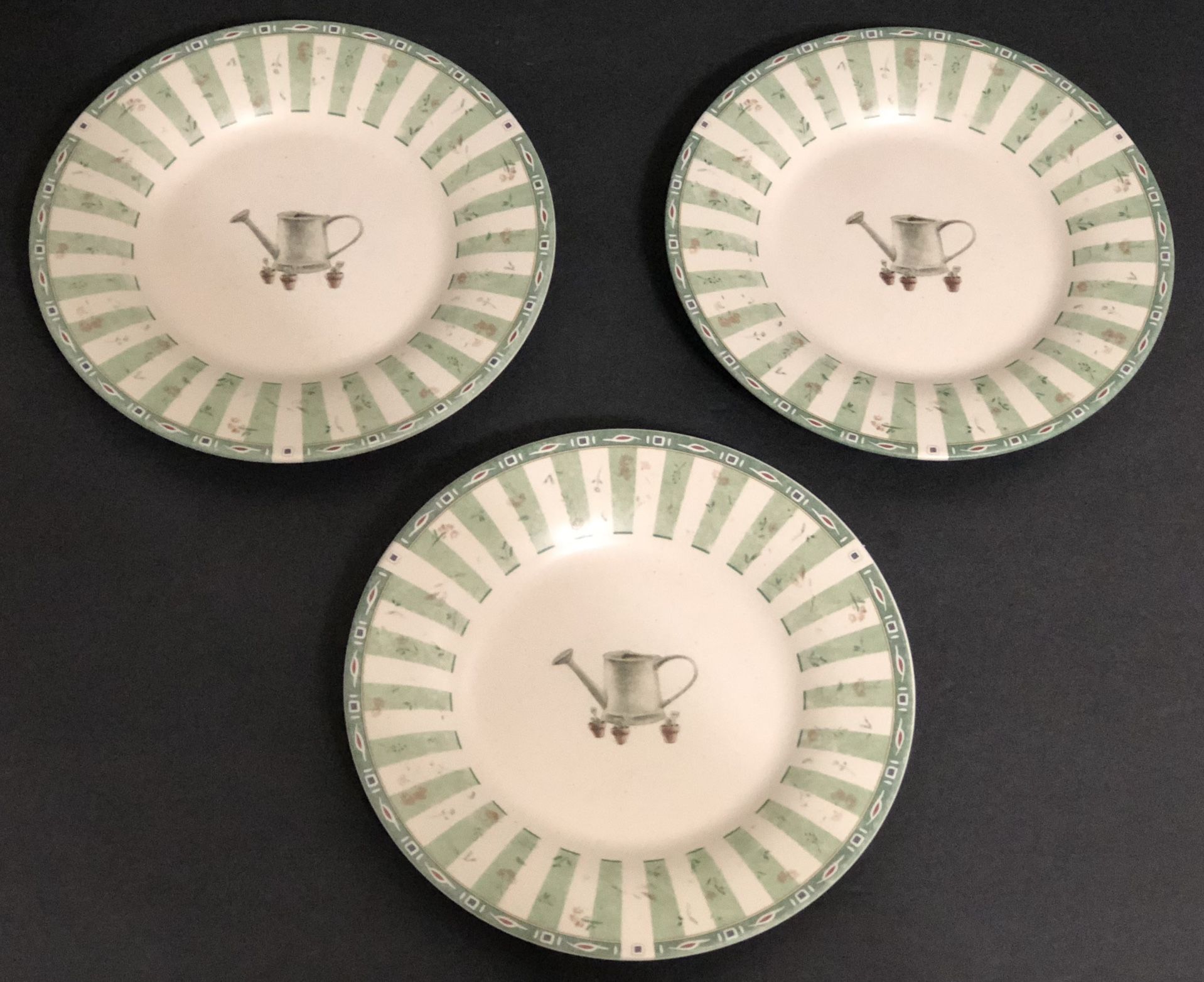 Vintage Pfaltzgraff Naturewood 8 1/8” Salad Plates Set of 3