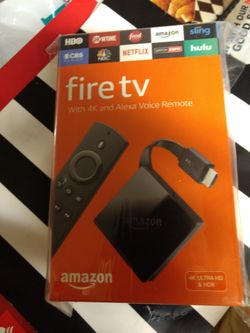 Amazon 4K Fire TV unit newest 3rd Generation version brand new never opened with full warranty for only $69.99