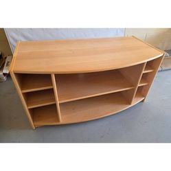 Entertainment Media TV Stand Credenza with Adjustable Shelves