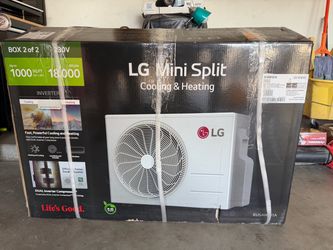 LG  Mini Split- 18,000 BTU, 21 SEER2, Wi-Fi, 1-Zone Ductless Heat Pump Outdoor Unit, 208-230 V