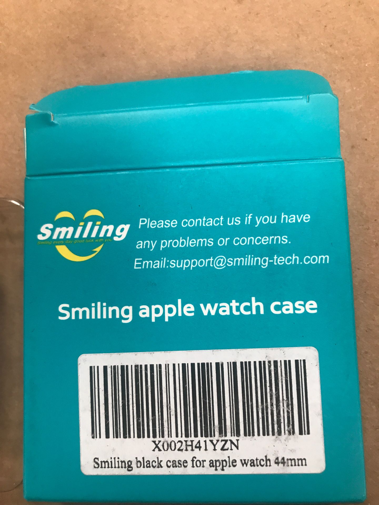 Smiling Apple Watch Case Black 44mm