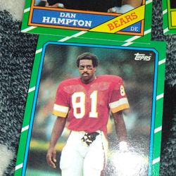 Vintage 1986 Topps Football Lot Of 8 Cards.  See Below