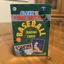 1993 Fleet Final Edition Sealed 310 Card Set