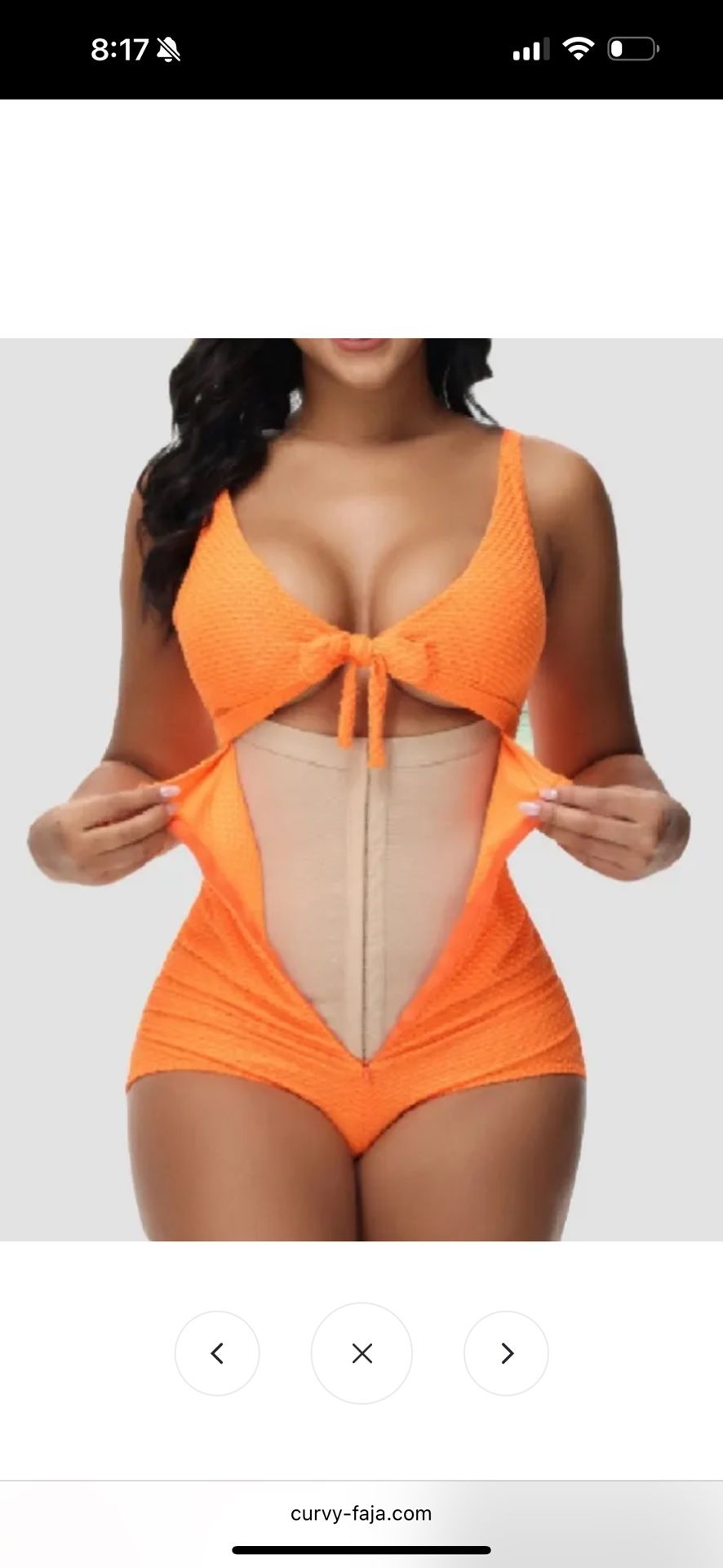 Butt Lifting Bodysuit Sleeveless Swim Shapewear