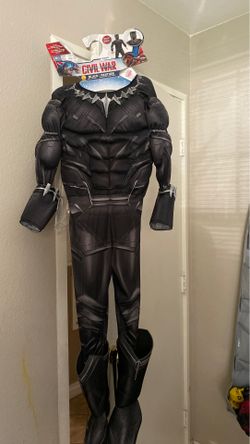 Black Panther (size: Medium boys) costume NEVER USED