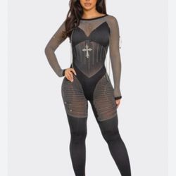 Mesh Blk Outfit