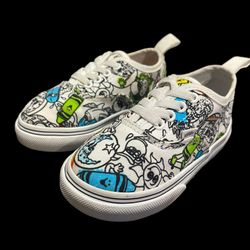Vans Authentic Crayola DIY Sketch Your Way Size US Toddler 7.5