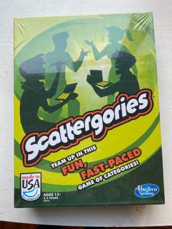 Brand New Sealed Scattergories Board Game -