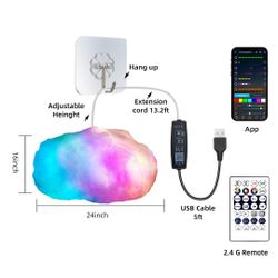 FLAGTOP LED Cloud Light, RGB, 24x16in