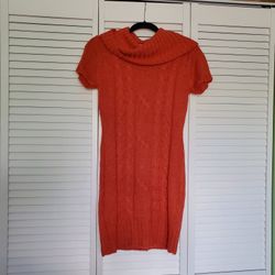 Y2k Short Sleeve Sweater Dress