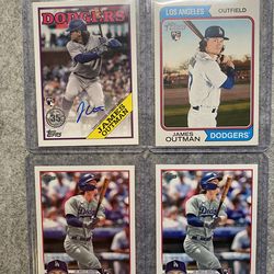 James Outman Rookie Card Lot Auto