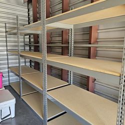 48 in W x 24 in D Garage Container Shed Storage Racks Similar To Uline Shelves Delivery Available
