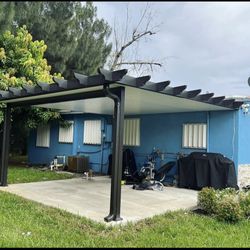 Aluma Wood Pergola Style