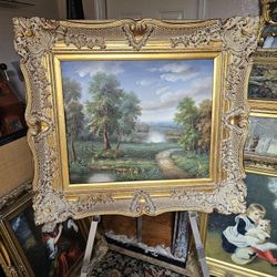 ORIGINAL OIL PAINTINGS. [  PAUL HUNTER,  MICHAEL O'TOOLE 