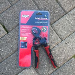 SKIL 8” Ratch-N-Lock Ratcheting Locking Pliers.