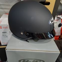 Motorcycle Helmet Half Helmet Size Medium Brand HJC DOT Approved