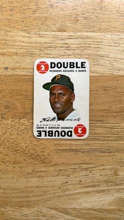 1968 Topps Baseball Game Card#6 Roberto Clemente (Excellent Condition)