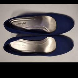 Blue Velvet High Heels