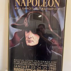 Napoleon (1927) Abel Gance’s Masterpiece Framed Poster