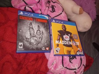 Madden 19 and Evolve games for PlayStation 4 console