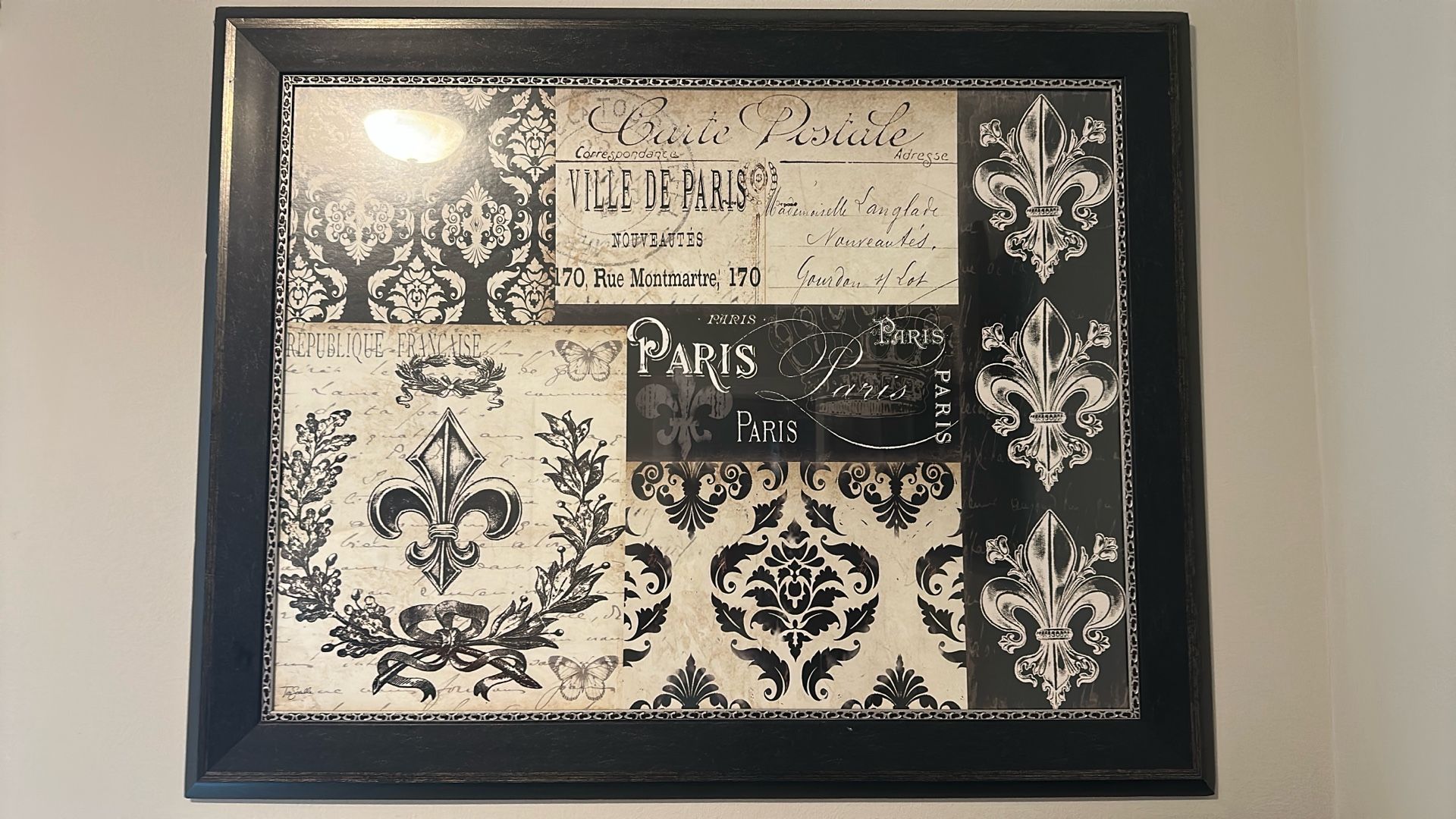 X-large Wall Image (Paris Themed)