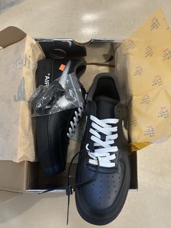 Nike Off-White AF1 Black/Silver