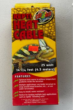 Zoo Med 25 Watt Repti Heat Cable